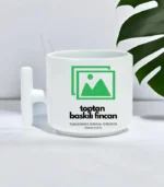 Toptan T-Kulplu Baskılı Fincan, Toptan Baskılı Kahve Fincanı