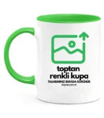 Kulpu ve İçi Renkli Toptan Kupa Bardak - Görsel 8