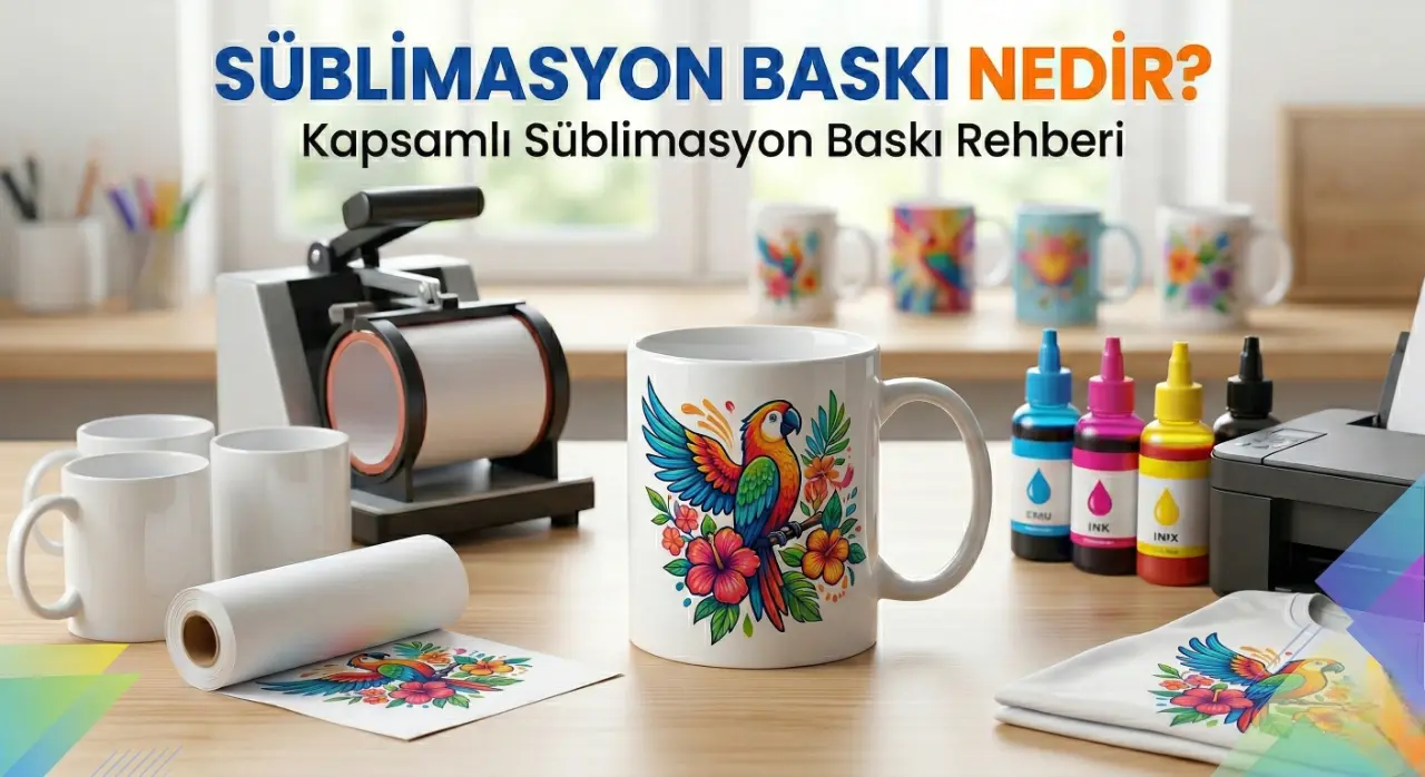 Süblimasyon Kupa Bardak Baskısı Nedir?